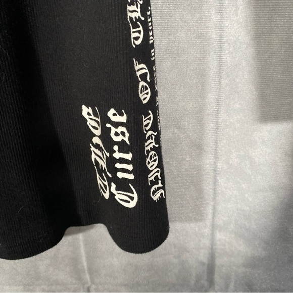 Universal Studio Monster Long-Sleeve Black Romper Top Shorts Horror Halloween - Picture 6 of 11